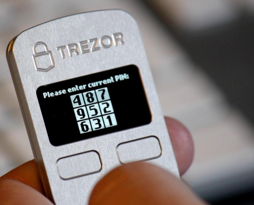 trezor one binance